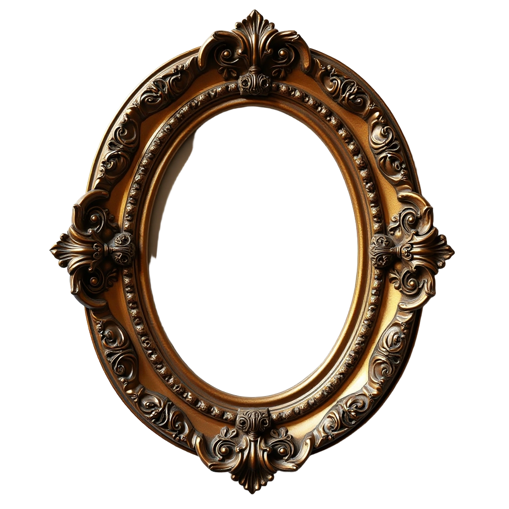 Ornate Oval Frame